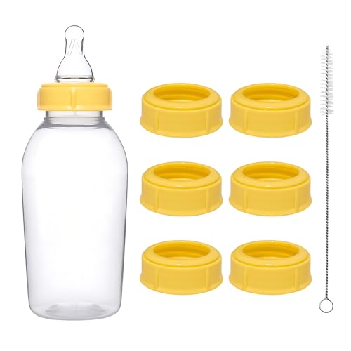 Image of 6pcs Replacement Collar Rings for Medela Baby Bottles 5oz & 8oz | 1 Count (Pack of 6) BPA Free | Compatible with Plastic & Glass Bottles | Mess Free No Leak or Spill
