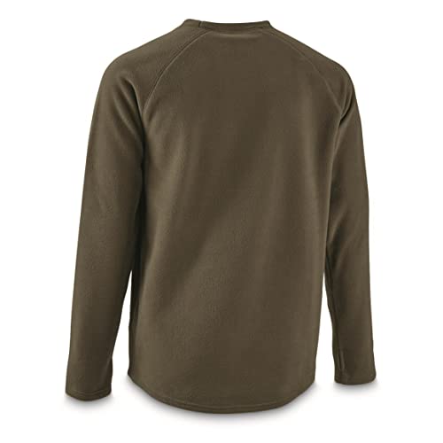 Guide Gear Men's Heavyweight Crew Neck Fleece Sweater Base Layer Moisture-Wicking Top3