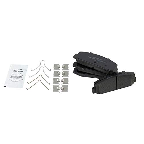 Image of TRQ Rear Brake Pad and Rotor Set Ceramic
