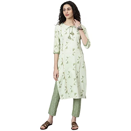 Image of NAINVISH Cotton Blend Kurti Kurta Pant for Womens | Kurtas Pant for Women | Womens Kurta Kurti Set | Best Kurtas Set for Women