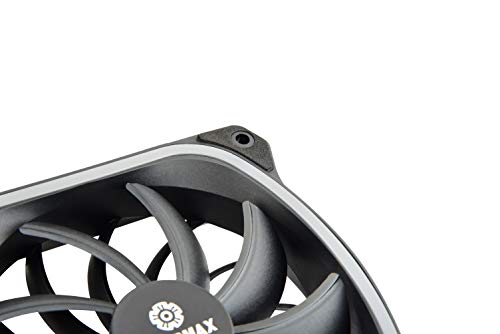 Enermax Squa RGB Ventola da 120mm, illuminazione LED RGB indirizzabili, UCSQARGB12P-BP3 Confezione da 3 unità