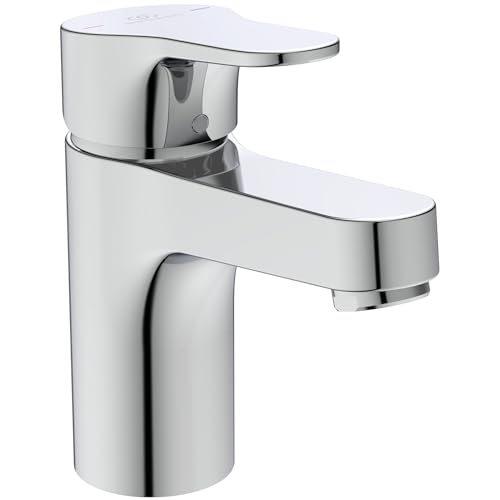 Ideal Standard - Cerabase, Miscelatore monocomando per lavabo, Bocca di erogazione fissa, Cromato