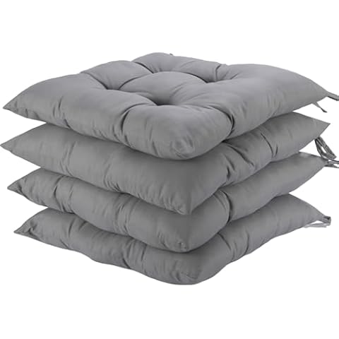 HAMO Dining Chair Seat Pad Cushions Set of 4 Cover