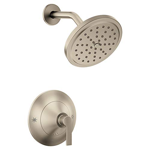 Moen TS2202BN Doux Posi-Temp Shower Only Kit, Valve Required, Brushed Nickel