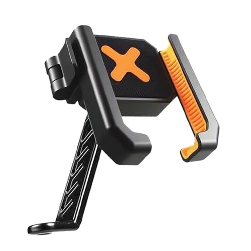Image of Scooter & Bike Mobile Holder with 360 Adjustable Viewing Angle, Quick Clamp Lock, Anti-Skid Silicone Grip, Shock Resistant Smartphone Mount