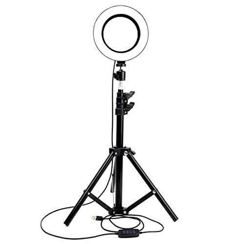 Virokash 10 Inch Selfie Ring Light, 3 Lights Color USB Adjustable LED Ring Light with 7.5 Feet Tripod Stand & Cell Phone Holder for YouTube Video with Bag Virokash 10 Inch Selfie Ring Light, 3 Lights Color USB Adjustable LED Ring Light with 7.5 Feet Tripod Stand & Cell Phone Holder for YouTube Video with Bag