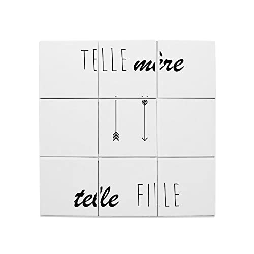 Carreaux céramique décoratif pour embellir un mur blanc et vide sans grands travaux