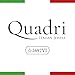 QUADRI Figaro Link Chain in 925 Sterling Silver, Italian 5mm Bracelet for Men Women, 7 to 8.5 Inch, Made in Italy, Gift Box Included