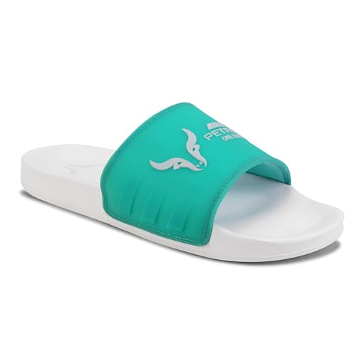 LIDDU Premium AMG1.6 Sliders for Men, Green Sea Green - Image 5