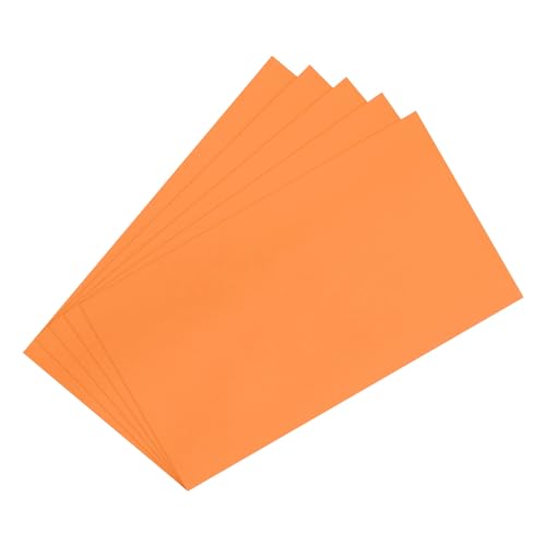 Láminas de espuma EVA naranja de 2 mm de grosor con superficie lisa para corte preciso pack de 5