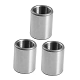 KICHOUSE Lot De 3 Bagues En Acier Brossé 15x20x25 Mm, Manchons De Guidage Précis, Palier...