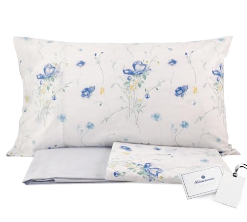 Completo lenzuolo MATRIMONIALE di SOMMA in percalle di cotone Art. M01 + Tavoletta profuma armadi per biancheria in omaggio by Biancocasa