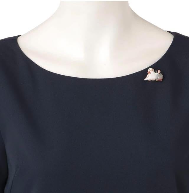 Vendome文鳥&ナデシコ タックピンブローチ ブローチ｜ヴァン