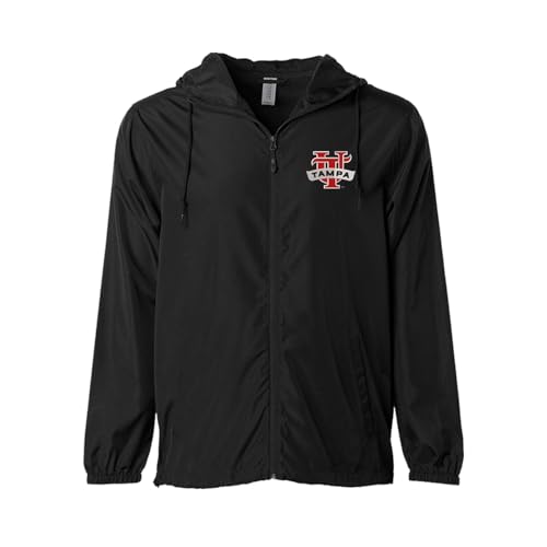 Sorority Letters Shop University of Tampa Lightweight Windbreaker Jacket embroidered with UT Logo