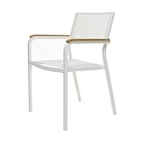 Jan Kurtz Stapelsessel LUX ALU,Gestell: Alu weiss