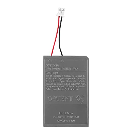 OSTENT 1000mAh 3.65V 3.7Wh Wiederaufladbarer Li-Ion Akku Ersatz für Sony PS4 Original CUH-ZCT1 Serie Bluetooth Wireless Dual Shock Controller Erste Generation Alte Version Großer Anschluss