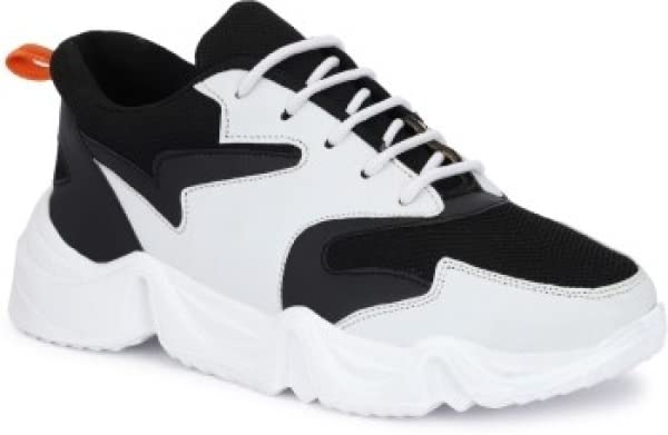 FASTNSLOW Mens Black-White Mesh Running Shoes Gym Shoes Training Shoes Walking Shoes Sports Badminton Shoe Any Play Game Sports Shoe for Mens & Boys 6 UK/IND (B0C17MTGFF) Amazon Price History, Amazon Price Tracker