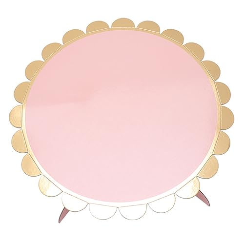 SOLUSTRE 3Pcs Disposable Cake Stand Elegant Paper Dessert Display Rack for Parties Weddings and Celebrations Non Skid Design for Stability and Versatile Use