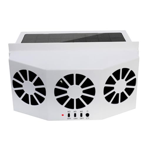 Ventilateur solaire de voiture pour rafraîchir l'habitacle lors des fêtes estivales