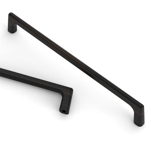 Image of Asidrama 10 Pack 7.5 Inch(192mm) Oil Rubbed Bronze Cabinet Pulls Cabinet Handles Cupboard Handles Kitchen Cabinet Hardware for Cupboard Drawer Pulls