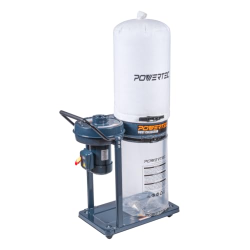 POWERTEC 1 HP Dust Collector
