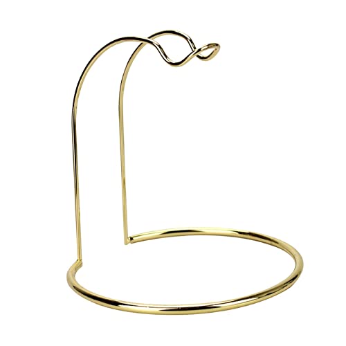 RNXRZANK Detachable Fishing Reel Display Stand, Stable Stainless Steel Fishing Reel Holder, Neatly Organised Fishing Wheel Bracket Accessories, Aureate