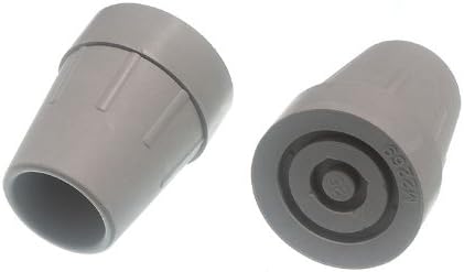 One Stop DIY 250 X Crutch Frame Ferrules Grey Rubber With Metal Insert 25mm 1 Inch Id NEW