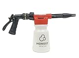Honest Wash Car Care Foam Sprayer, Foam Gun – Foamaster, Foam Blaster – Perfect for Washing Car, Truck, Boat– Produces Thick Car Wash Snow Foam – Connects to any Hose - No Pressure Washer Needed