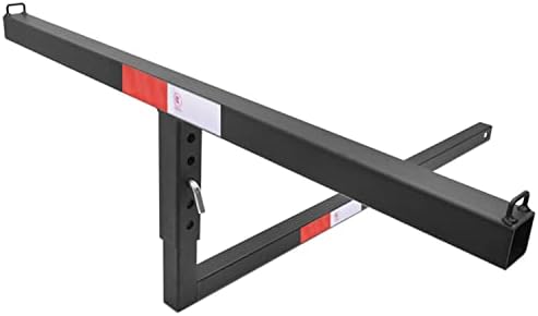 ECOTRIC Truck Bed Extender Hitch Mount Rack – 750 Lbs Capacity, Adjustable For Lumber, Ladders, Kayaks, Pipes (Fits 2" Receiver)