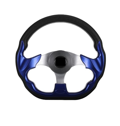 ZGYDNM Ship steering wheel Boat Steering Wheel Alloy Universal PU Foam Non-directional 3 Spokes 3 4-inch Shaft Helm Outdoor Sailboat Hardware Comfortable, TYPE1