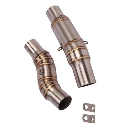 Aufsteckbarer Motorradauspuff Escape Moto Modifiziertes Mittelrohr-Schalldämpferrohr Für Kawasaki Für Ninja 1000SX 1000 SX 2010-2019