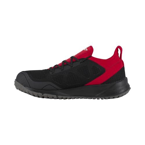 Image of Reebok Work Mens All Terrain Slip Resistant Steel Toe Work Safety Shoes Casual - Black