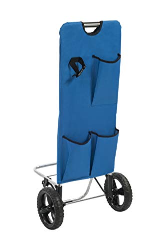 Aurora Chariot de plage à 2 roues avec structure légère...