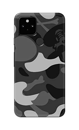 Image of Printed Hard Back Cover Case for Google Pixel 5 Back Cover (Army Pattern) -702