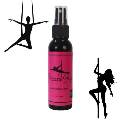 Dry Hand Grip Spray - Enhanced Pole Grip Conrol, Maximized Grip, Increased Performance for Pole Dancing & Fitness - Improved Grip for Aerial Silks - Natural Rosin-Based Formula
