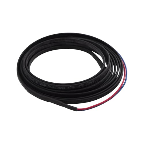 MincoHome DC 12V~14V Heat Cable Connection Car Truck Use Water Pipe Heater For RV Anti-Freeze Self-regulating Pipe Kits (16.5 ft)