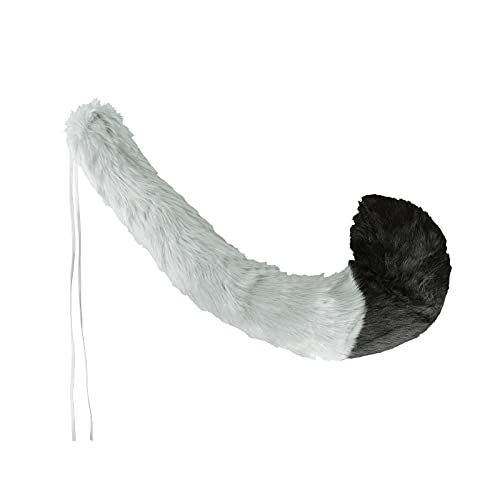 Faux Furry Fox Ears Headband Tail Set Halloween Fox Costume Fox Head Fancy Dress Fox Hairband Hair Hoop Wolf Tail Kit Furry Costume Cute Animal Fluffy Fancy Dress Costume Cosplay Accessories - Image 4