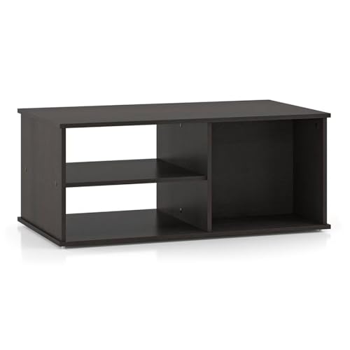 Image of Urban Ladder Liam Rectangular Engineered Wood in Dark Wenge Finish | Coffee Table | Centre Table for Living Room Wooden