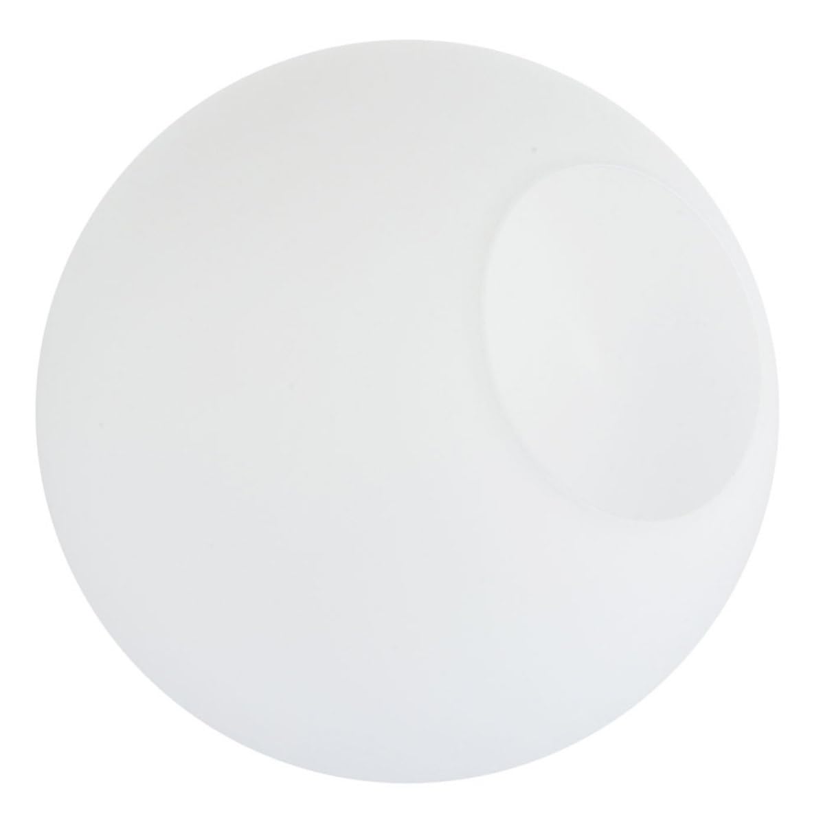 ERINGOGO glass round lamp shade, paralume bianco, copertura per plafoniera, luce diffusa decorativa, per living room, 25 CM