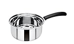 TOSAA TSSP16 Stainless Steel Sauce PAN 16 CM,Premium Stainless Steel for the Modern Kitchen,Safe for Cooking All Types of Foods (1900 ml)