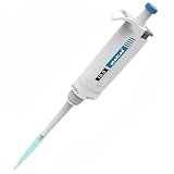 YQJY Einkanal Variable Volume Mikropipette/pipettierer, 0.5µl -10ml Micropipette, Einstellbares Volumen, Präzise, Digitalanzeige, Pipette Für Flüssigkeitsmusterabgabe,P50