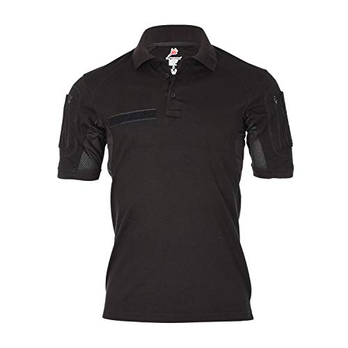 Polo Turquie militaire noir XX-Large avec insigne de soldat turc