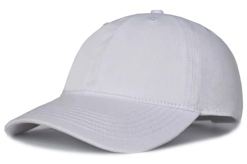 Image of TSSGBL Vintage Cotton Washed Baseball Cap S to XXL Unstructured Low Profile Adjustable Distressed Dad Hat for Men Women