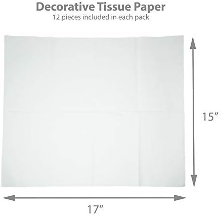 Miniatura 6 de Chloe Elizabeth Bolsas de regalo de papel para todos los eventos y fiestas con asas de cinta de satén + papel de seda decorativo, 12 unidades