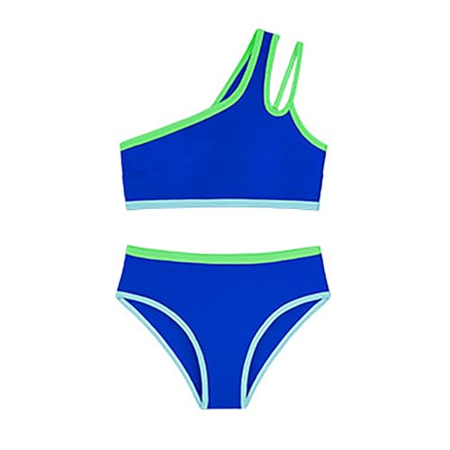 Bikini asymétrique fille pour la piscine et les vacances à la plage
