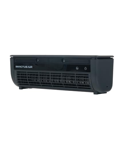 Genius INVICTUS AIR AC5 Luftkühler kabellos mit Wasserkühlung & Halbleiter-Kühlplatte Fernbedienung 3 Stufen 260 ml Wassertank bis zu 8 Std. Wandmontage oder freistehend