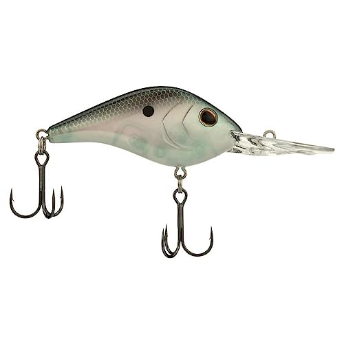 Berkley Dredger Fishing Lure, Green Shad, 5/8 oz, 2.5in | 6.5 cm, Tight, Subtle Action Ideal for Deep Water Fish, Equipped with Sharp Fusion19 Hook