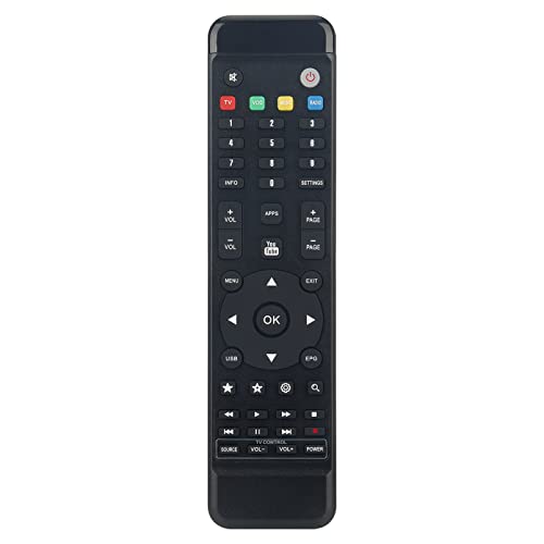 ALLIMITY Replace Remote Control fit for Redline Red line Linea Rossa IPTV RED 360, RED360, 7 line, S600 MAX, Rosso 360