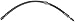 Dorman H622204 Brake Hydraulic Hose for Select Porsche Models