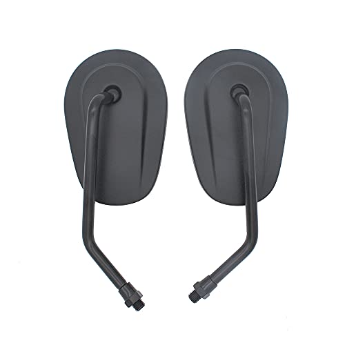 Universal Oval 8Mm 10Mm Motorcycle Rear View Side Mirrors For Honada Suzuki Cruiser Chopper Honda Yamaha Kawasak #TOP4